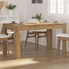 vidaXL Dining Table Artisan Oak 140x74.5x76 cm Engineered Wood