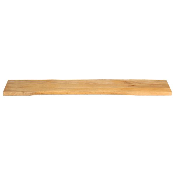 vidaXL Table Top 160x40x2.5 cm Live Edge Solid Wood Mango