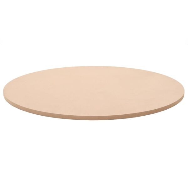 vidaXL Table Top Round MDF 800x18 mm