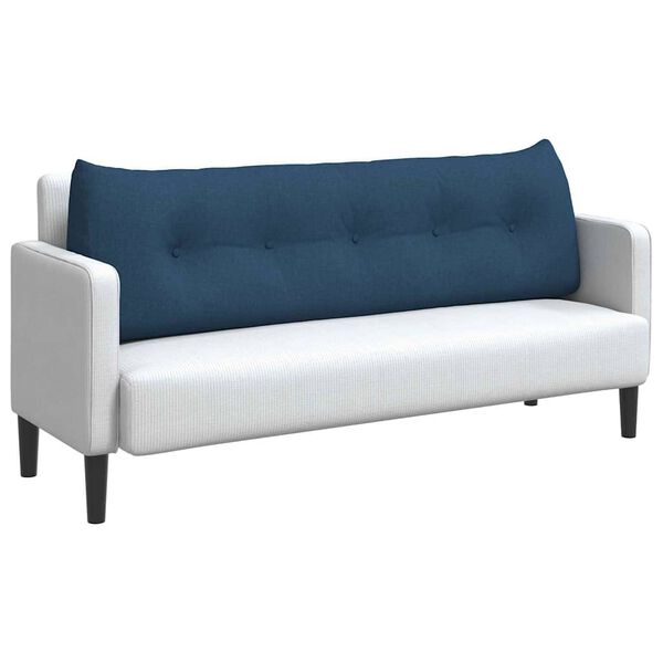 vidaXL Back Pillow Blue 160 x 24 x 50 cm Fabric