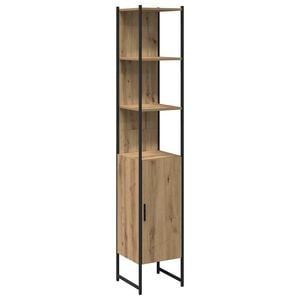 vidaXL Bathroom Cabinet Artisan oak 33 x 33 x 185.5 cm Engineered Wood