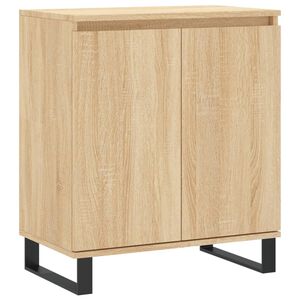 vidaXL Sideboard Sonoma Oak 60x35x70 cm Engineered Wood