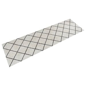 vidaXL Kitchen Rug Washable Square 45x150 cm Velvet
