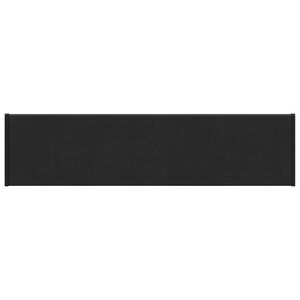 vidaXL Window Sill Black with wood grain 60 x 20 x 4.5 cm PVC