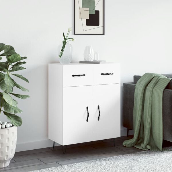 vidaXL Sideboard White 69.5x34x90 cm Engineered Wood