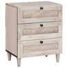 vidaXL Bedside Cabinet White 50 x 33 x 62 cm Engineered Wood