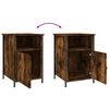 vidaXL Bedside Cabinets 2 pcs Smoked Oak 40x42x60 cm Engineered Wood