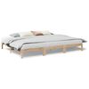 vidaXL Family Bed Frame No Mattress 240x200 cm Solid Wood Pine