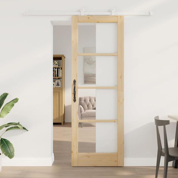 vidaXL Sliding Door ORKDAL Natural 73.5 x 211 cm