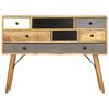 vidaXL Sideboard 110x30x82 cm Solid Mango Wood