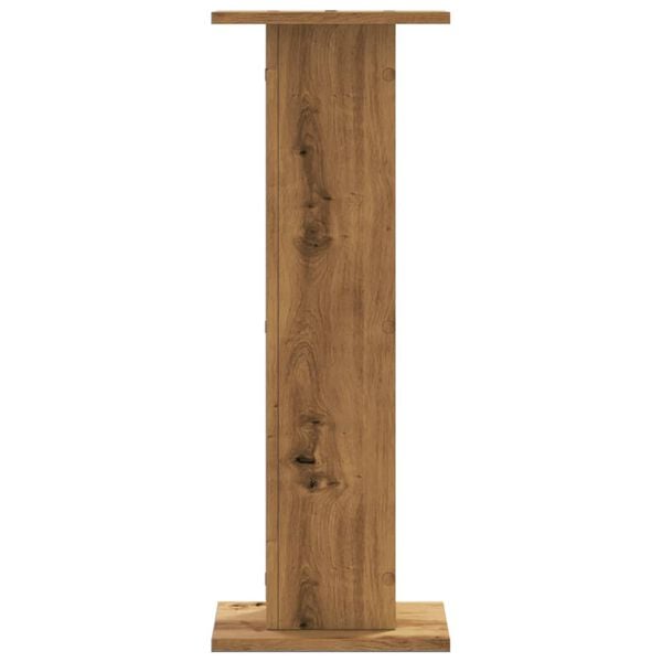 vidaXL Speaker Stands 2 pcs Artisian Oak 30x30x80 cm Engineered Wood