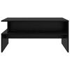 vidaXL Coffee Table Black Oak 90 x 55 x 42.5 cm Engineered Wood