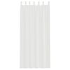 vidaXL Voile Curtains with Loops 2 pcs White 140x225 cm