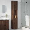 vidaXL Bathroom Cabinet with Storage Brown Oak 30 x 35 x 192 cm