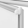 vidaXL Roller Blind Blackout White 95x150 cm Fabric Width 90.7 cm Polyester