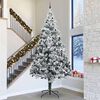 vidaXL Artificial Pre-lit Christmas Tree with Ball Set Green 400 cm