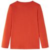Kids' T-shirt with Long Sleeves Orange 116