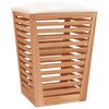 vidaXL Bathroom Stool 40.5x40.5x56 cm Solid Wood Walnut