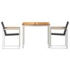vidaXL GardenDiningSet 3 pcs SolidTeakwood
