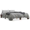 vidaXL Bed Frame without Mattress Brown Oak 150x200 cm