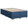 vidaXL Box Spring Bed with Mattress Blue 100x200 cm Fabric
