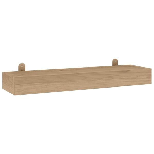 vidaXL Wall Shelves 2 pcs 60x15x4 cm Solid Wood Teak