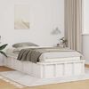 vidaXL Bed Frame White 80 x 200 cm Solid Pine Wood