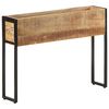 vidaXL Planter 90x20x68 cm Rough Mango Wood