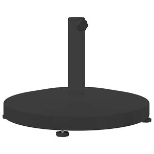 vidaXL Parasol Base 24.6 kg Black Round