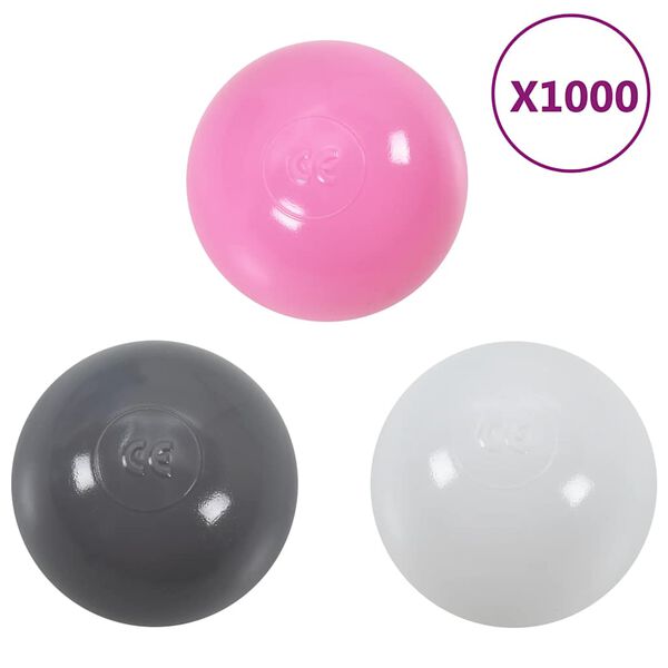 vidaXL Play Balls 1000 pcs Multicolour