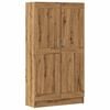 vidaXL Book Cabinet Artisan Oak 82.5x30.5x150 cm Engineered Wood