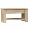 vidaXL Coffee Table Sonoma Oak 101x49x52 cm Engineered Wood