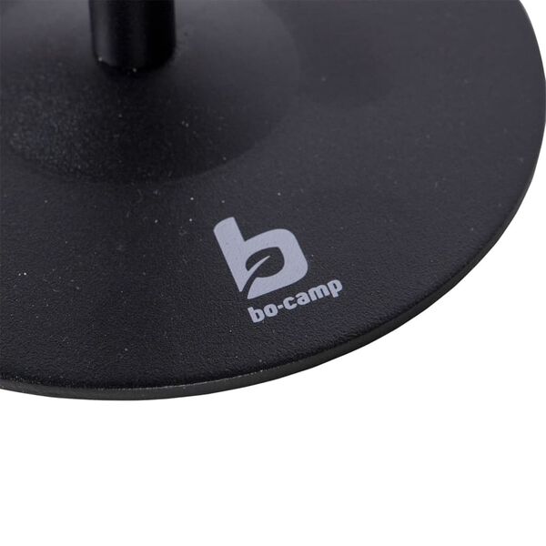 Bo-Camp LED Solar Table Lamp Harter Black
