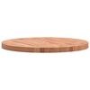 vidaXL Table Top &Oslash;70x4 cm Round Solid Wood Beech