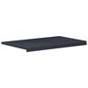 vidaXL Window Sill Anthracite with wood grain 60 x 50 x 4.5 cm PVC