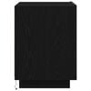 vidaXL Bedside Cabinet Black Oak 45 x 40 x 55 cm Engineered Wood