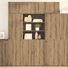 vidaXL Storage Cabinet Artisan Oak 80 x 42.5 x 225 cm Engineered Wood