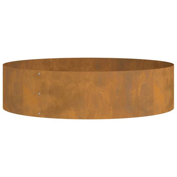 vidaXL Garden Planter Brown 80 x 80 x 20 cm Weathering Steel