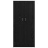 vidaXL Wardrobe Black Oak 82.5 x 51.5 x 180 cm Engineered Wood