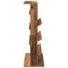 vidaXL Magazine Rack Old Wood 70 x 41 x 126 cm Engineered Wood
