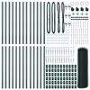 vidaXL Fence Post Green 50 x 0.8 m (13 mm mesh) Steel and PVC