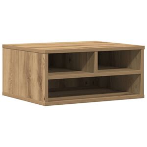 vidaXL Printer Stand Artisan Oak 49 x 40 x 22.5 cm Engineered Wood