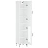 vidaXL Highboard White 34.5x34x180 cm Engineered Wood