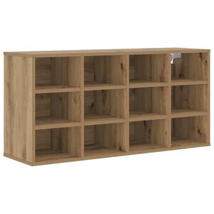 vidaXL Shoe Cabinet 103 x 30 x 51 cm Engineered Wood Artisan Oak