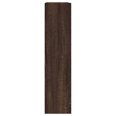 vidaXL Shoe Cabinet Brown Oak 80x21x87.5 cm Engineered Wood