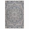 vidaXL Outdoor Flatweave Rug 120x170 cm Blue Pattern