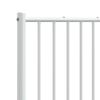 vidaXL Metal Headboard White 135 cm