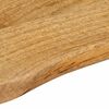 vidaXL Table Top 50x40x3.8 cm Live Edge Solid Wood Mango