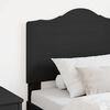 vidaXL Headboard with Headboard Black Oak 75 cm Engineered wood
