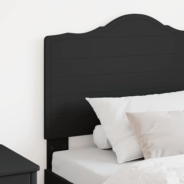 vidaXL Headboard with Headboard Black Oak 75 cm Engineered wood